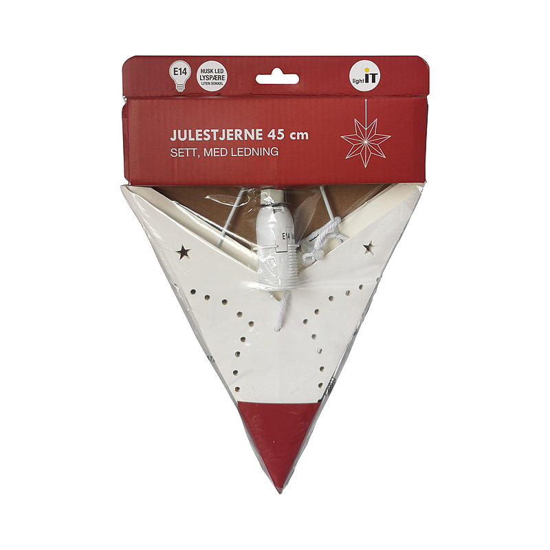 Étoile de Noël lumineuse ø 45 cm