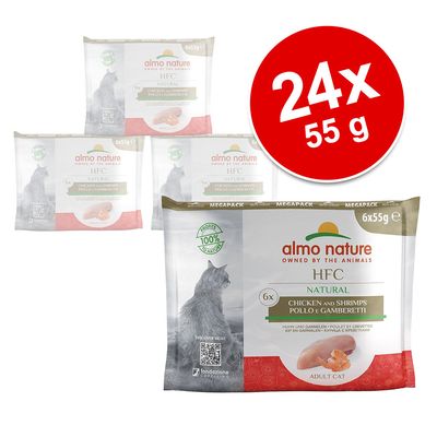 Almo Nature HFC Natur-Beutel, Sparpackung 24 x 55 g