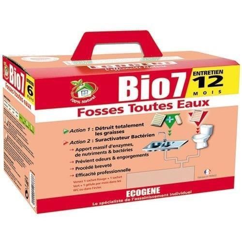 Bio7 Especial para Fossas Sépticas - 24 sachês