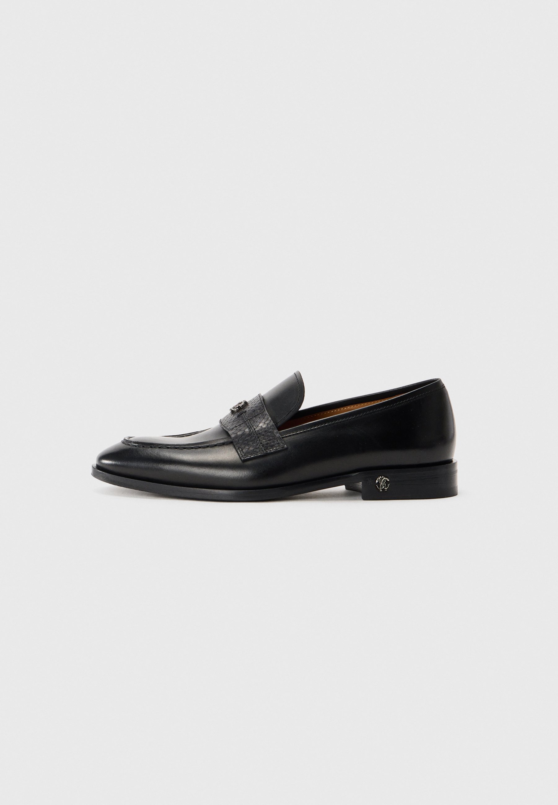 Roberto Cavalli DANIEL METAL - Instappers - zwart/donkergrijs
