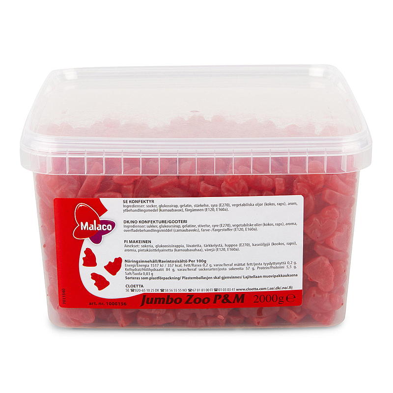 Cloetta Zoo perdió 2 kg