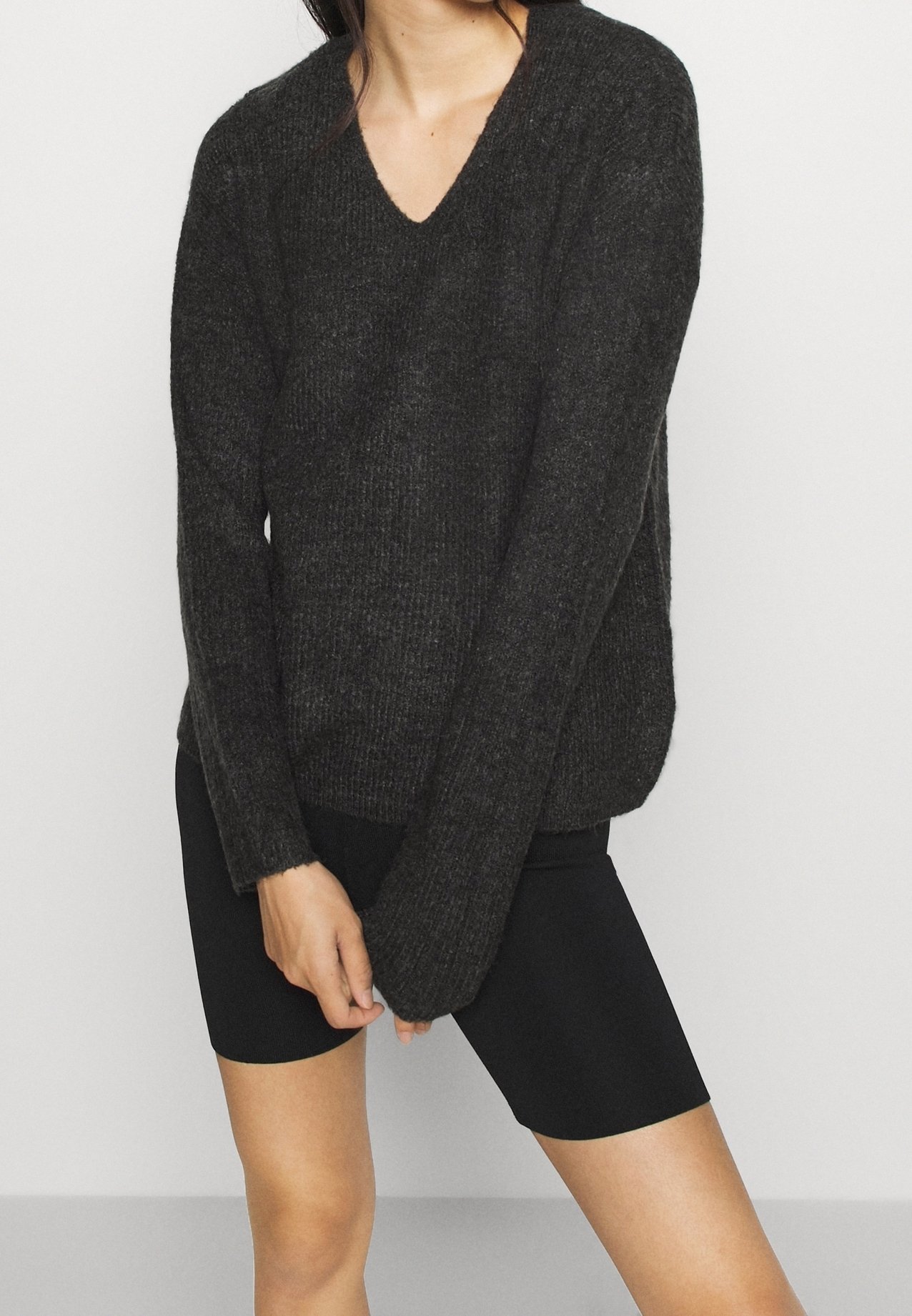 Maglione ONLY - grigio scuro screziato