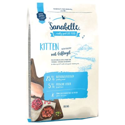 Sanabelle Trockenfutter für Katzen, Sparpackungen 2 x 10 kg