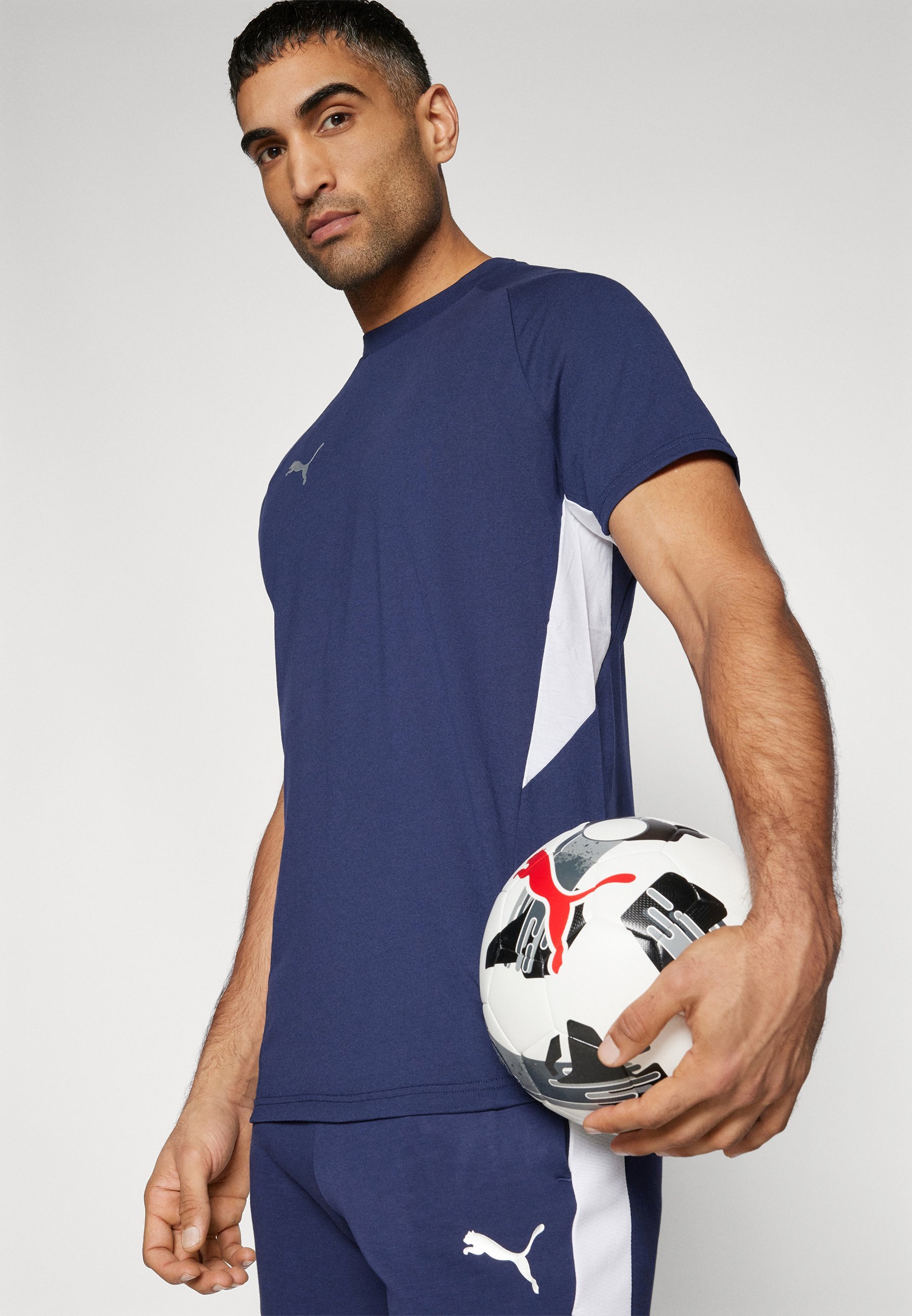 Puma T-shirt - T-shirt met print - marineblauw
