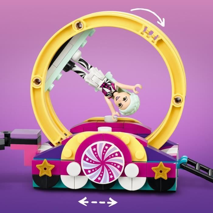 Jeu de construction - LEGO - Friends Les acrobaties magiques - Mini-poupées - Parc à thème