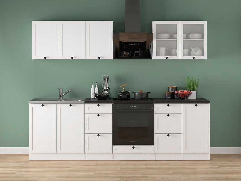 Komplet kuchenny Junona Line 260 cm biały