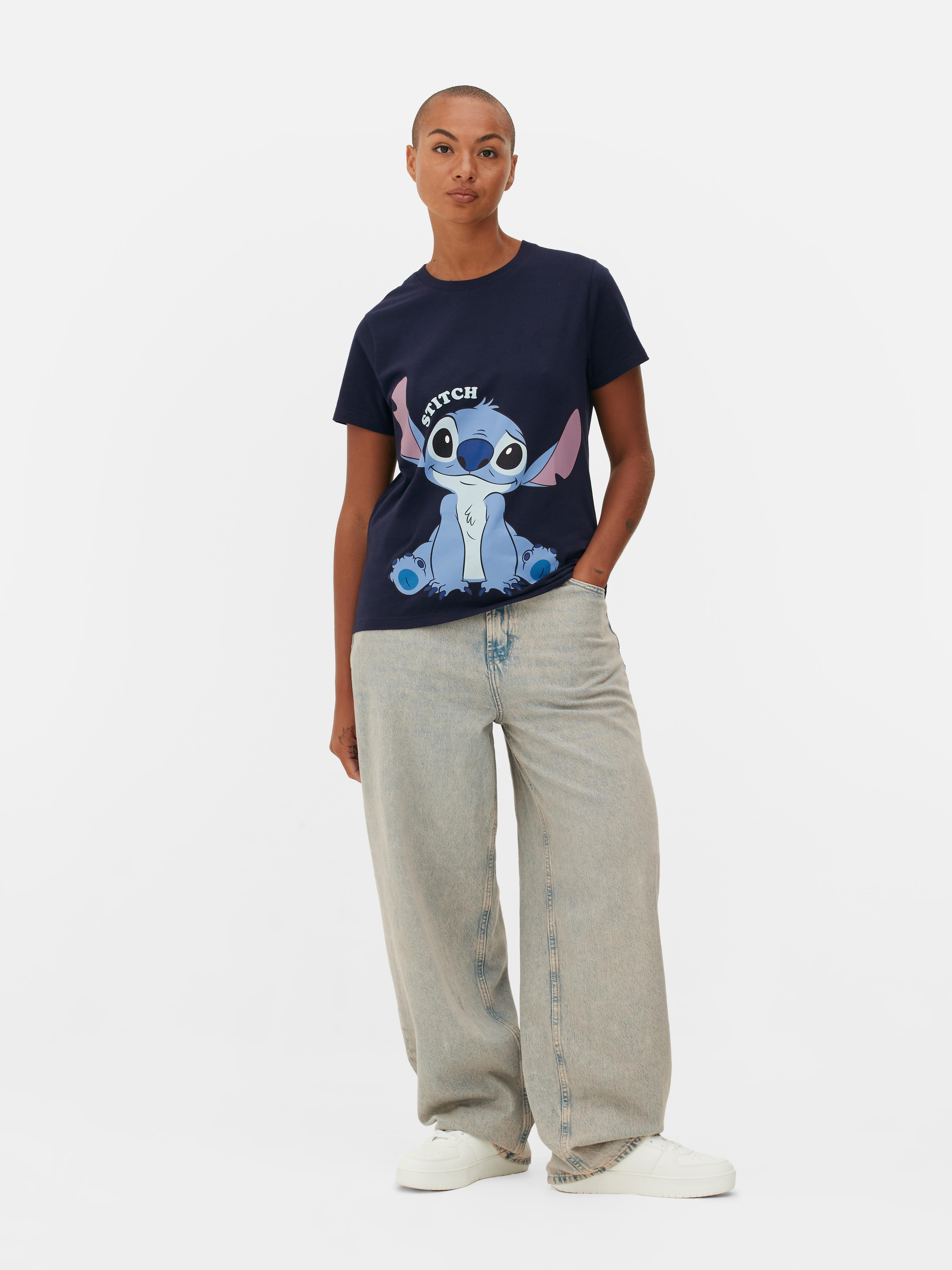 Disneyjeva majica Stitch Majica s okruglim izrezom, kratkim rukavima i Disneyjevim dizajnom Stitcha