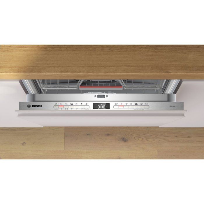 Lavastoviglie BOSCH SBH4HVX14E SER4 completamente integrata - 14 coperti - 60 cm di larghezza (extra alta) - 46 dB - Porta scorrevole