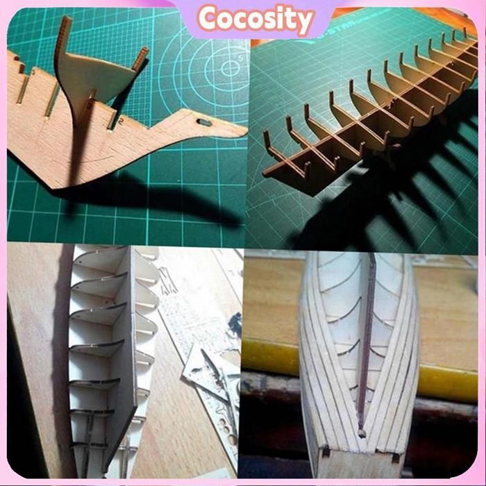 Cocosity DIY-Bootsmodellbausätze (leer) DIY-Schiffsmodellbausätze