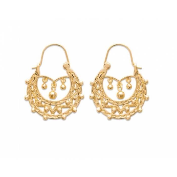 Brincos crioulos da Savoia banhados a ouro 18k - Bijouxia - Ouro - Feminino