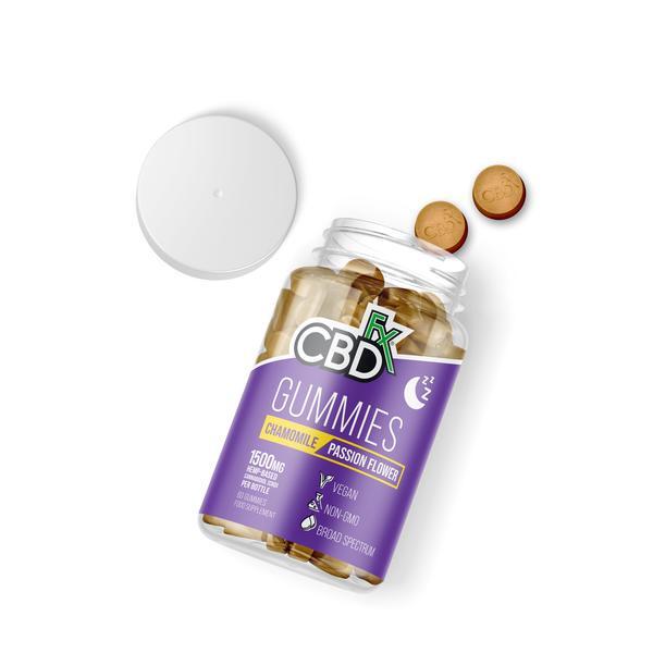 CBDfx Kamille- og pasjonsblomst-søvngummier X60 1500 mg | Helse | Superdrug