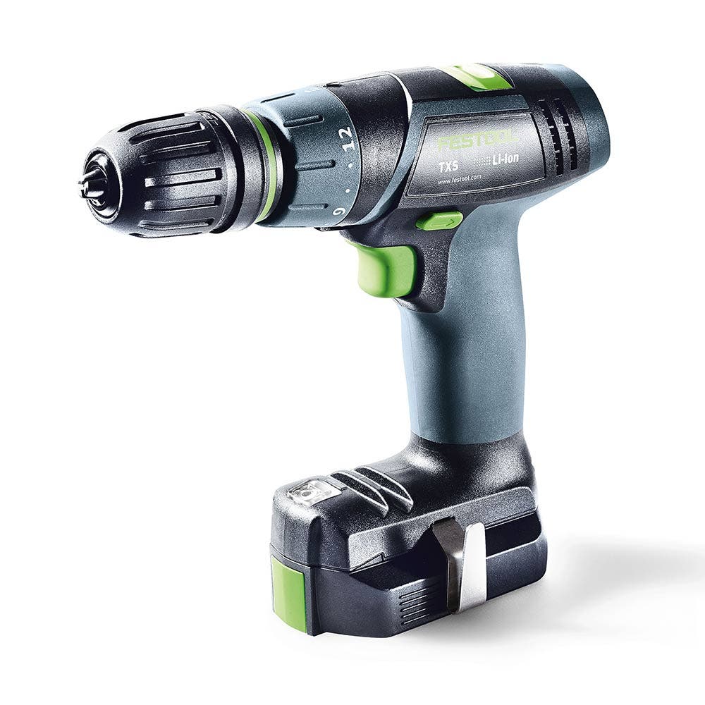 FESTOOL Akku-Bohrschrauber-Set 10,8 V 2 x 2,6 Ah 10 mm 576104