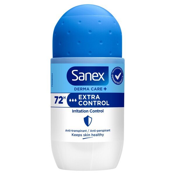 Sanex Derma Care+ Extra Control 72h antiperspirant dezodorans u roleru<br>53ml - Svi tipovi kože