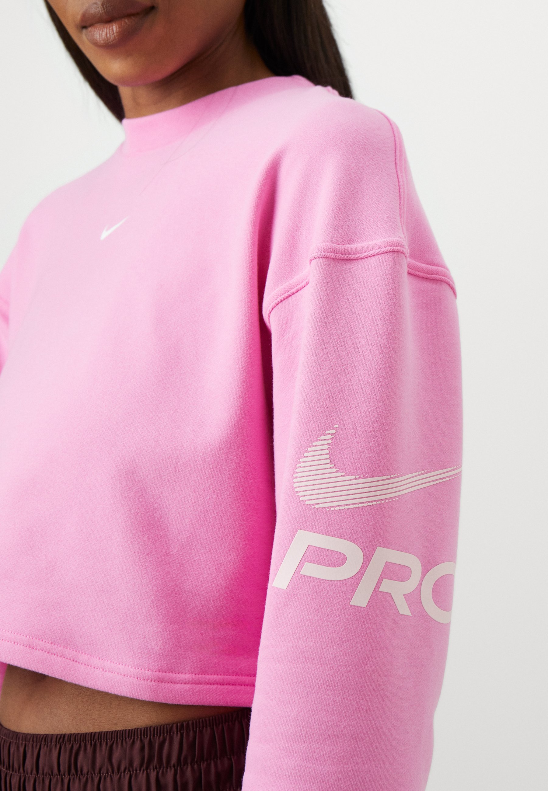 Nike Performance CREW - Sweatshirt - speels roze/roze foam