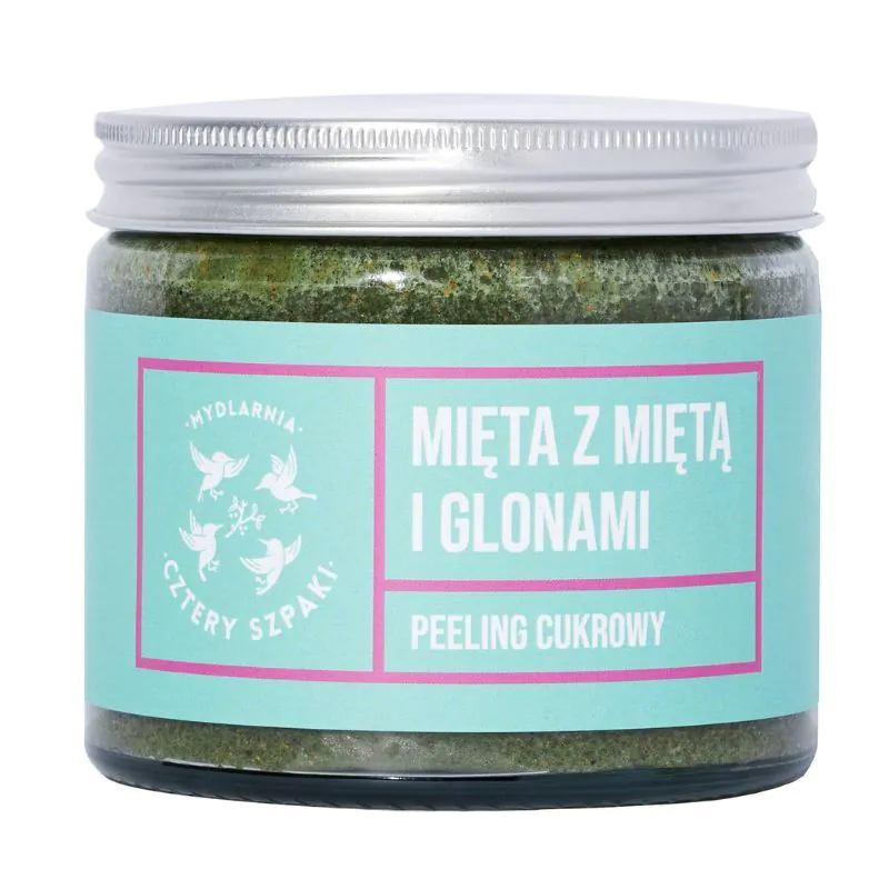 Mydlarnia Cztery Szpaki Peeling Mięta z Miętą i Glonami