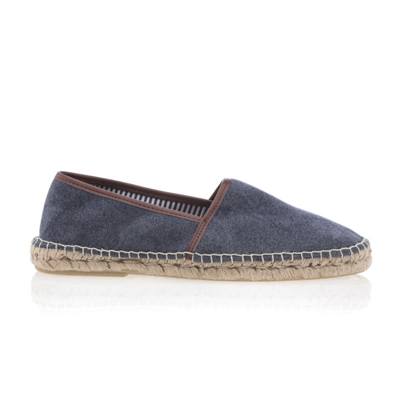Pánske espadrilky s lanovou podrážkou - modré
