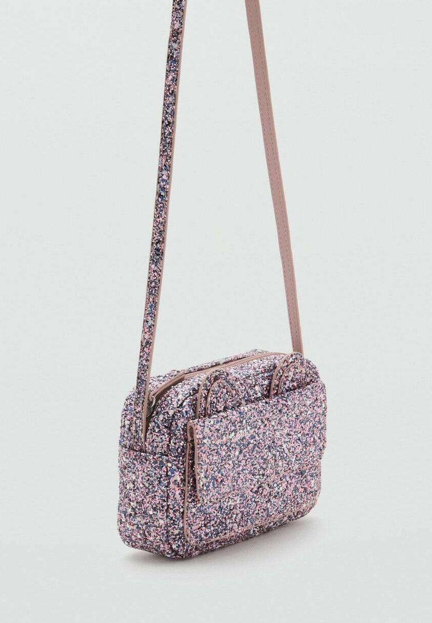 Bolsa transversal Mango Kids SEQUIN EAR - rosa