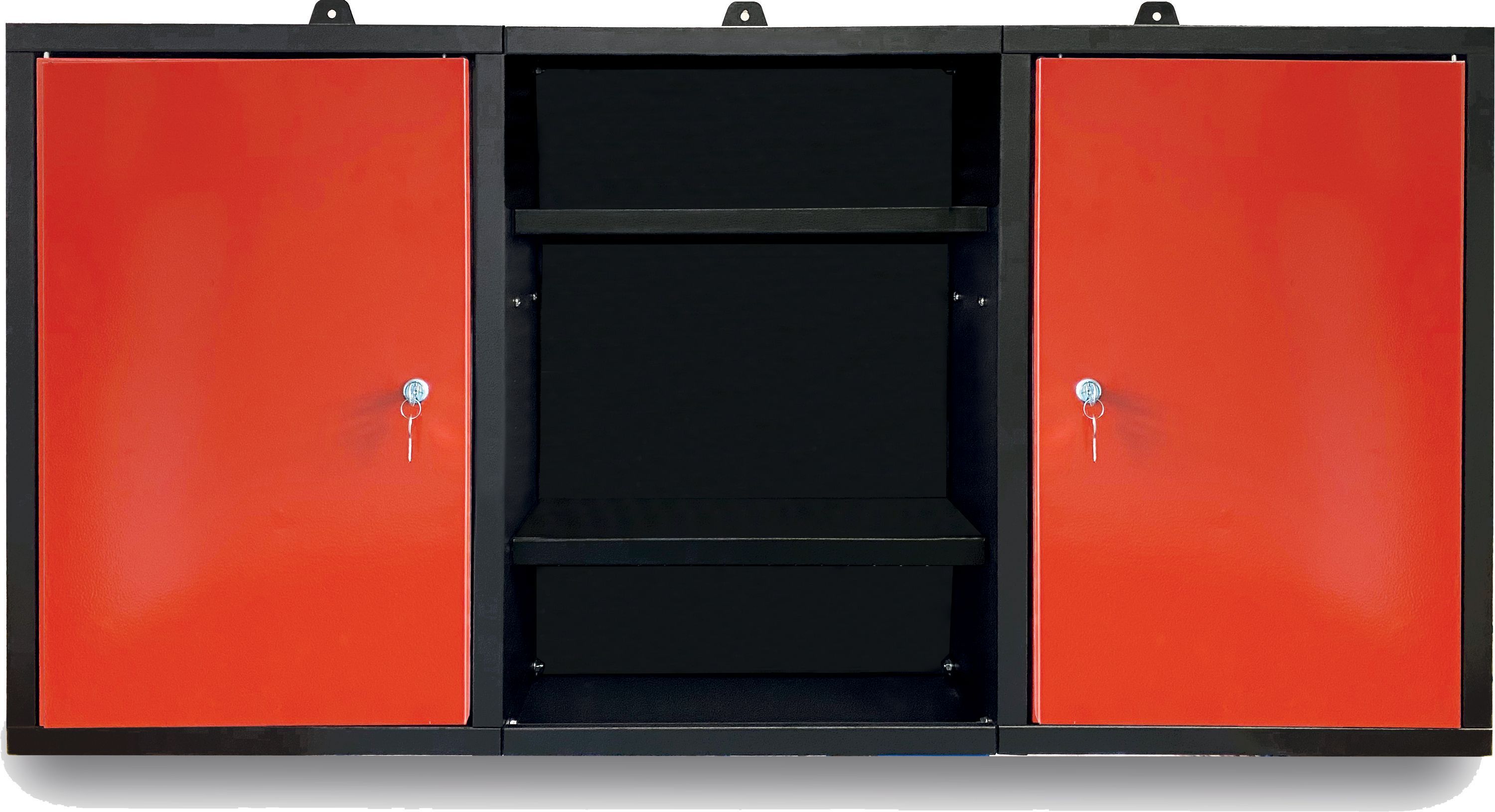Komplette modulare Werkstatt – DEFPRO – Werkbank und Wandschrank – 190 cm – Stahlrahmen – bis 150 kg – verstellbare Füße