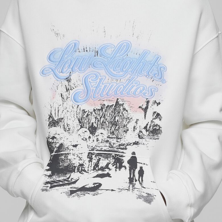 Sudadera con capucha azul Iglo