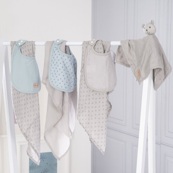 Essential Baby Presentset, silvergrå