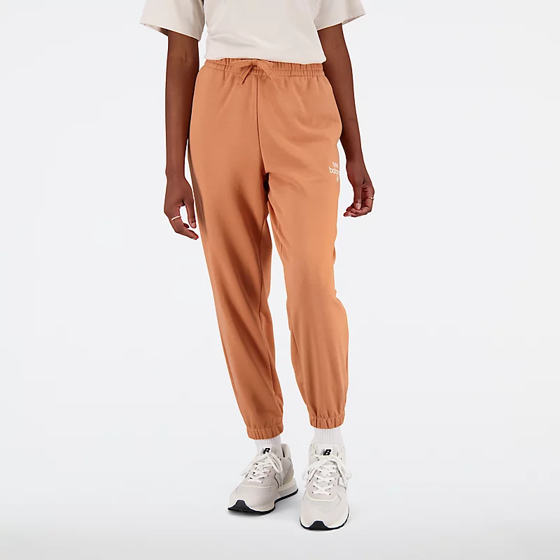 Damesessentials opnieuw vormgegeven: Archief French Terry Pant - SEPIA