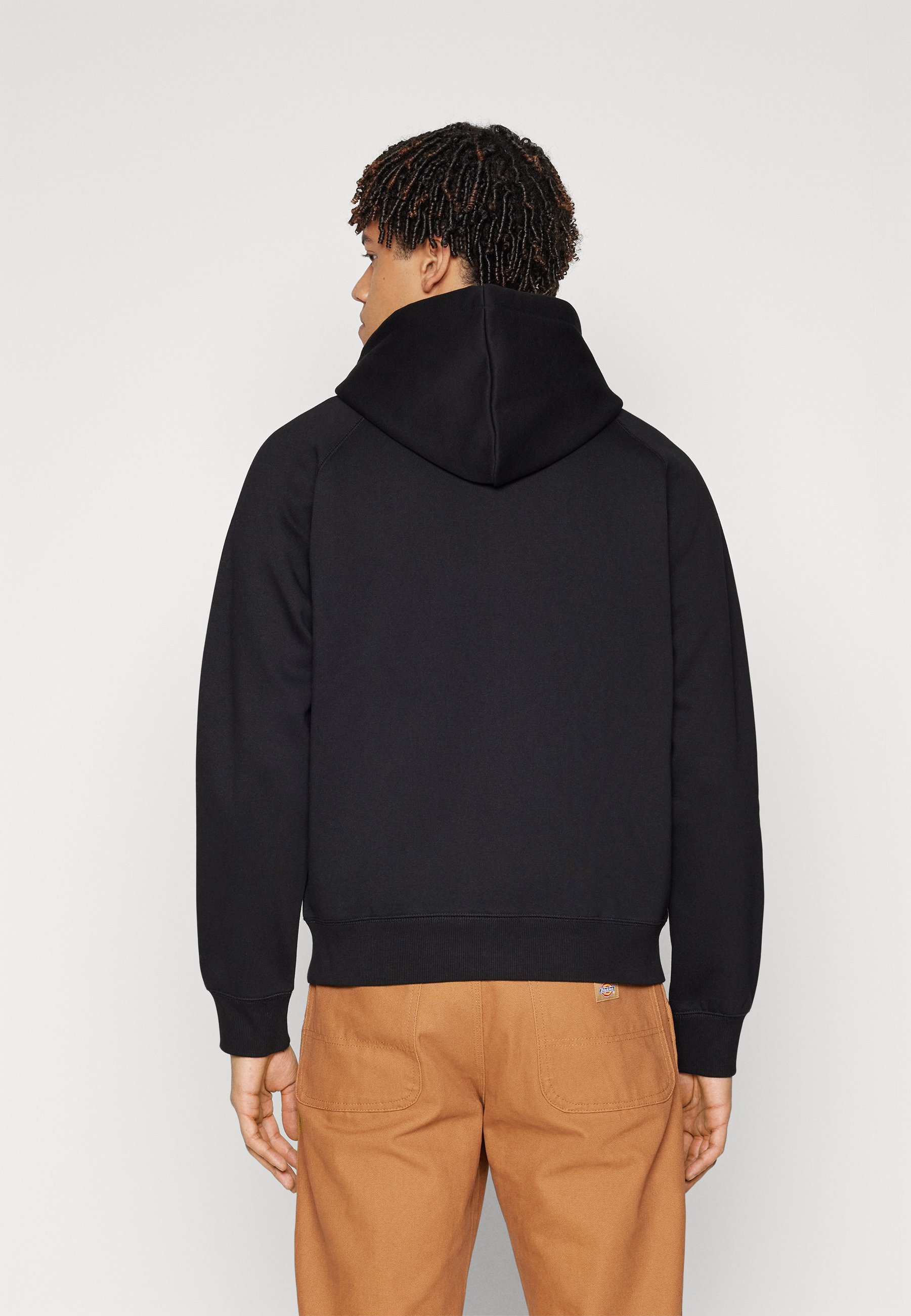 Carhartt WIP HOODED CHASE JACKET - Hoodie - zwart/goud
