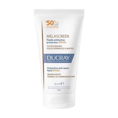 Ducray Melascreen Beskyttende Anti-kviser Væske Anti-kviser Ansiktsvæske Kombinasjonshud SPF50 50 ml 50 ml