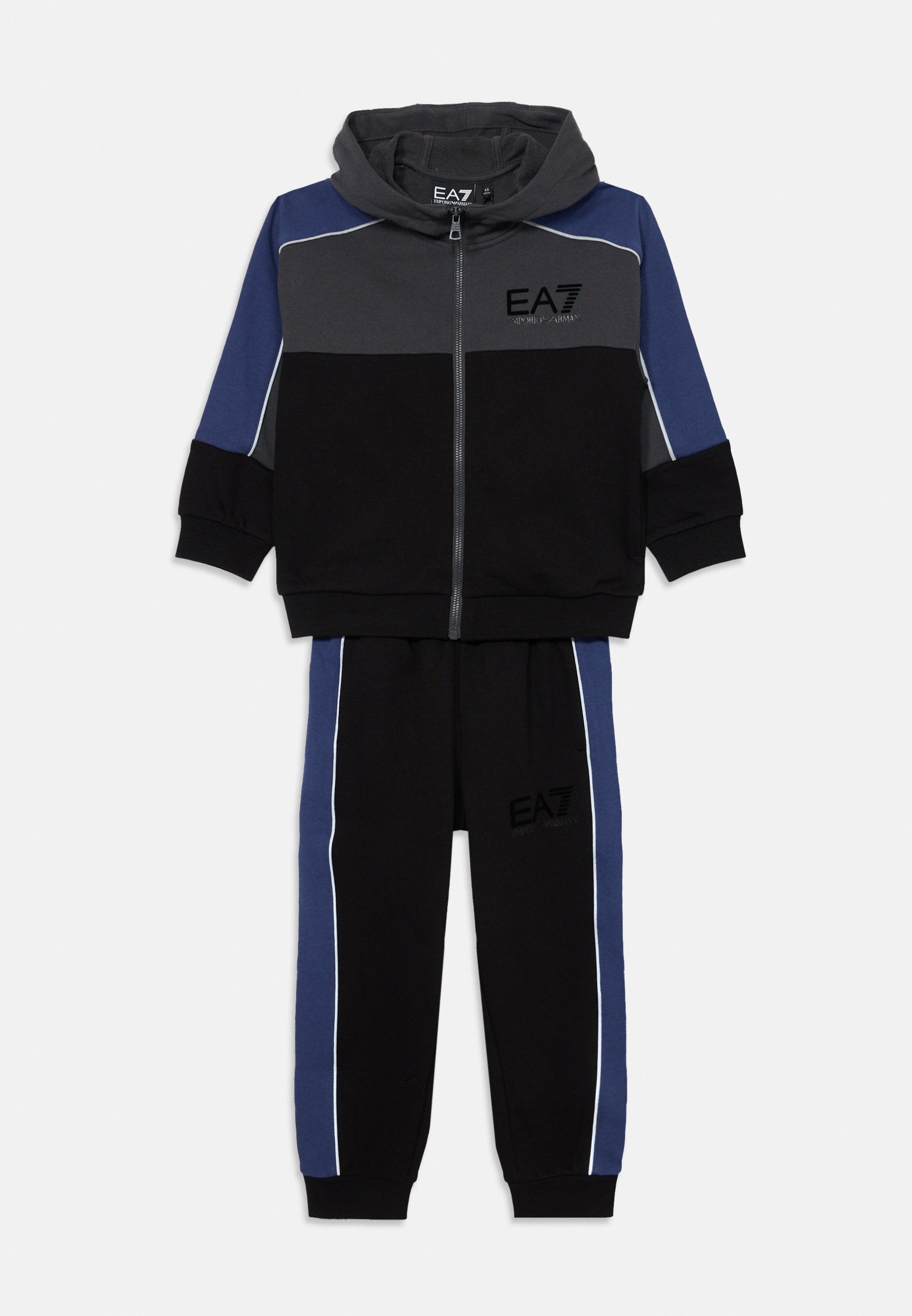 EA7 Emporio Armani UNISEX MELEGÍTŐRUHA SZETT - Melegítőruha - fekete