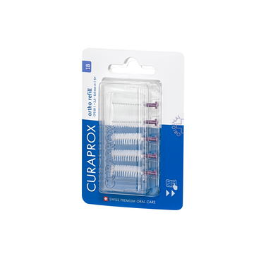 Curaprox CPS Ortho hammasväliharjan vaihtopakkaus, violetti, 5 kpl.