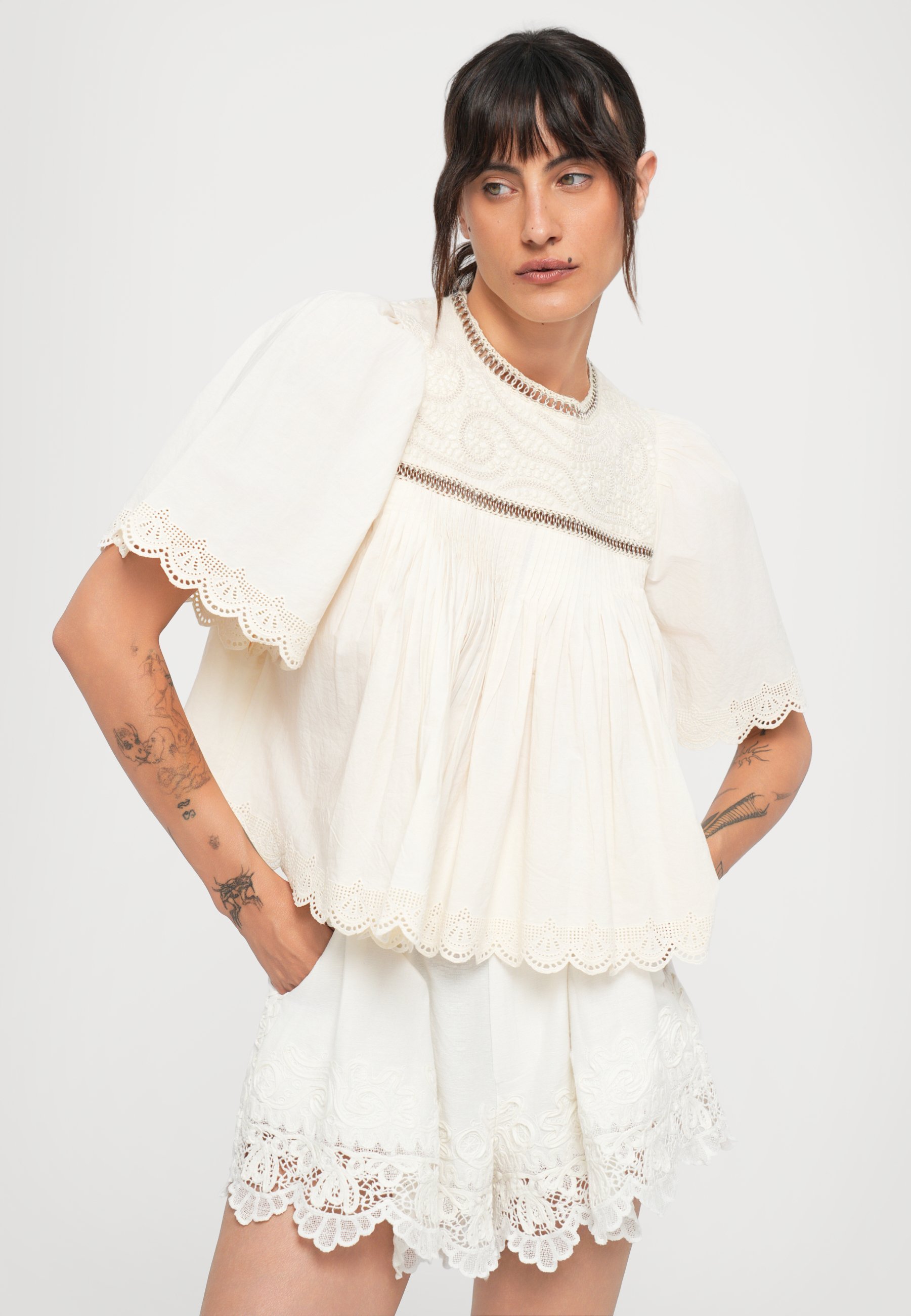 Shortsit - white/black