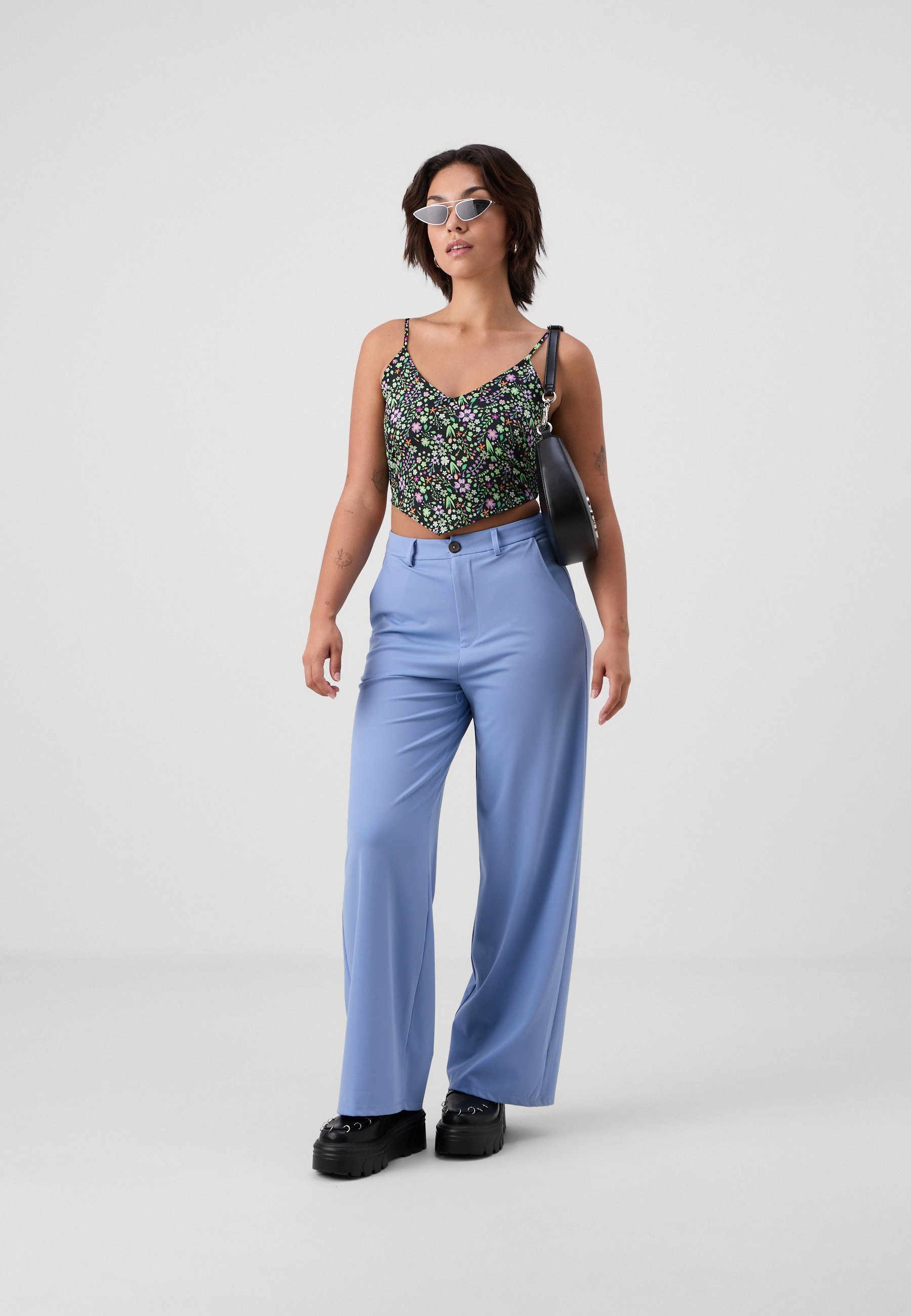 Even&Odd Petite Broek - lichtblauw