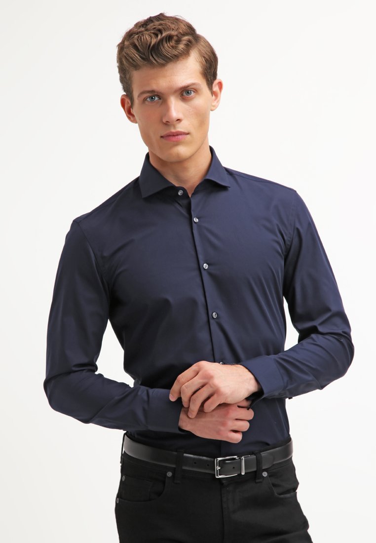 HUGO JASON SLIM FIT - Formeel overhemd - marineblauw
