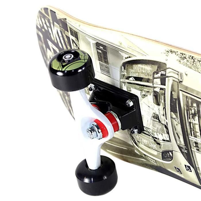 Skateboard - KRF - Bus Road - Multicolor - 32x8 mm - ABEC 9