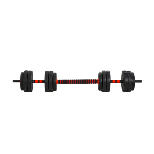 2-in-1-Hantelset mit verstellbarer Stange – 10 kg Gesamtgewicht