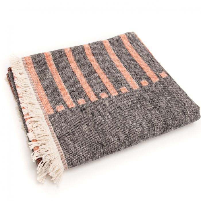 Carta da parati Maxence Plaid 130x170 cm Terracotta - Amadeus