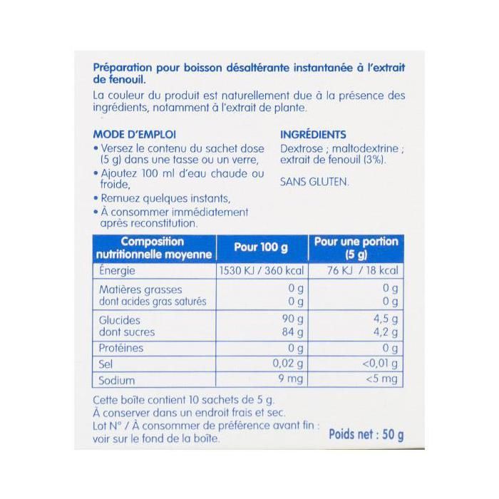 Bébisol Petit'Soif - Hinojo
