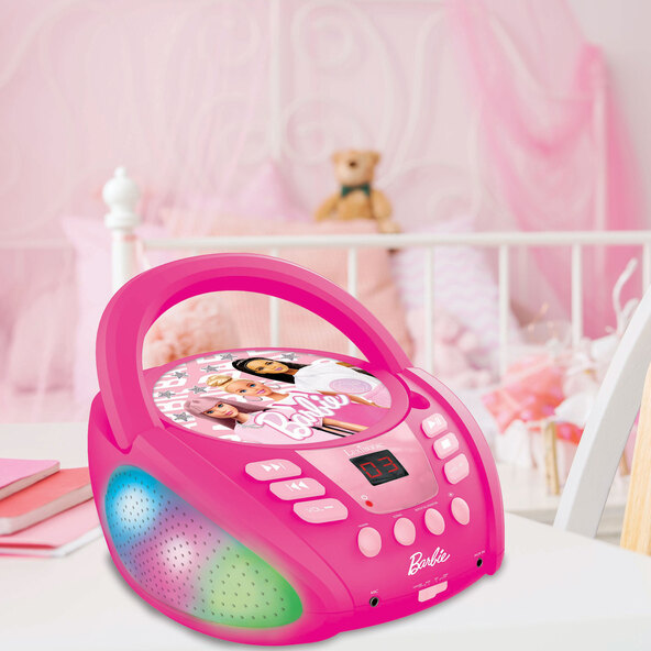 Barbie Bluetooth® CD player with light effects