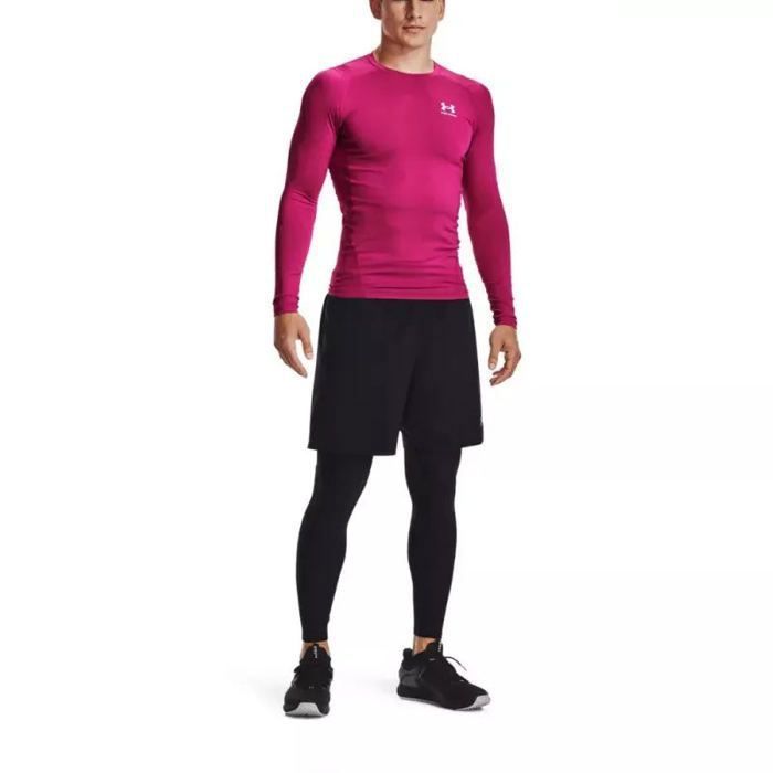 Compression leggings - Under Armour - HG Armour - Black - Breathable - Fitness