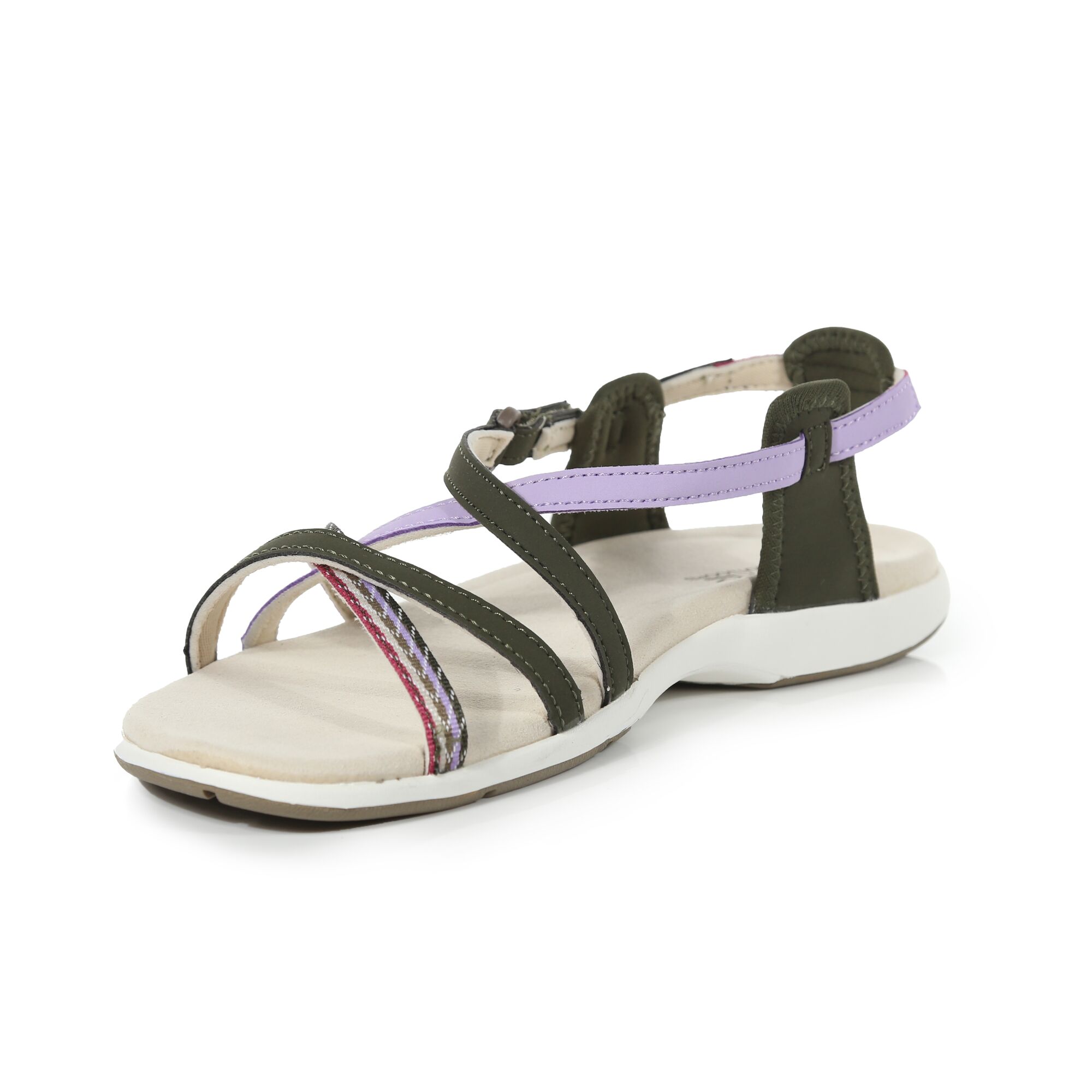 Sandales Regatta Santa Roma avec bride de talon ajustable et motif croisé
