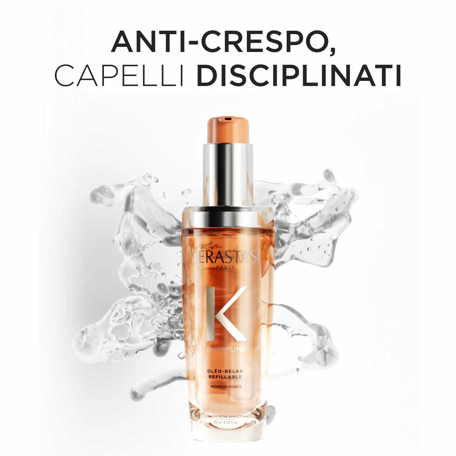 Discipline L'Huile Oléo-Relax - Olio Capelli Styling & Finish, Olio Capelli