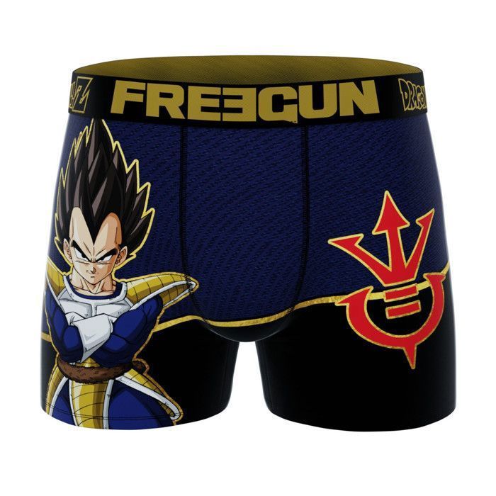 Freegun Boys' Boxer Shorts DRAGON BALL Z, Boys' Underwear - Orange (Pack of 3)