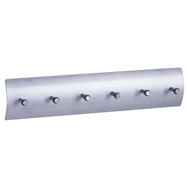 Wieszak na klucze, 6 haczyków, aluminium, ZELLER