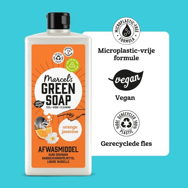 Marcel's Green Soap detergent z vonjem pomaranče in jasmina<br>6 x 500 ml