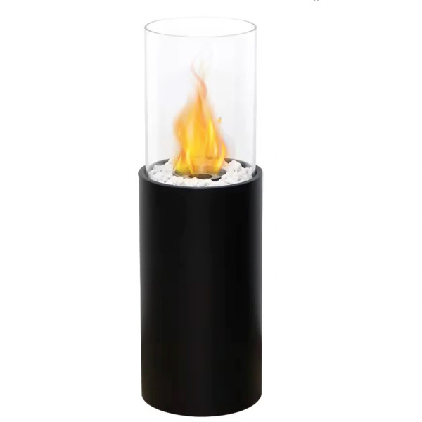 Biokominek Wolnostojący Wysoki Podłogowy 80,5cm ROMA BLACK