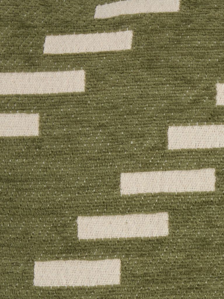 KROKUS dekoratyvinė pagalvė KROKUS 40x60 Šenilo žalia/smėlio spalvos