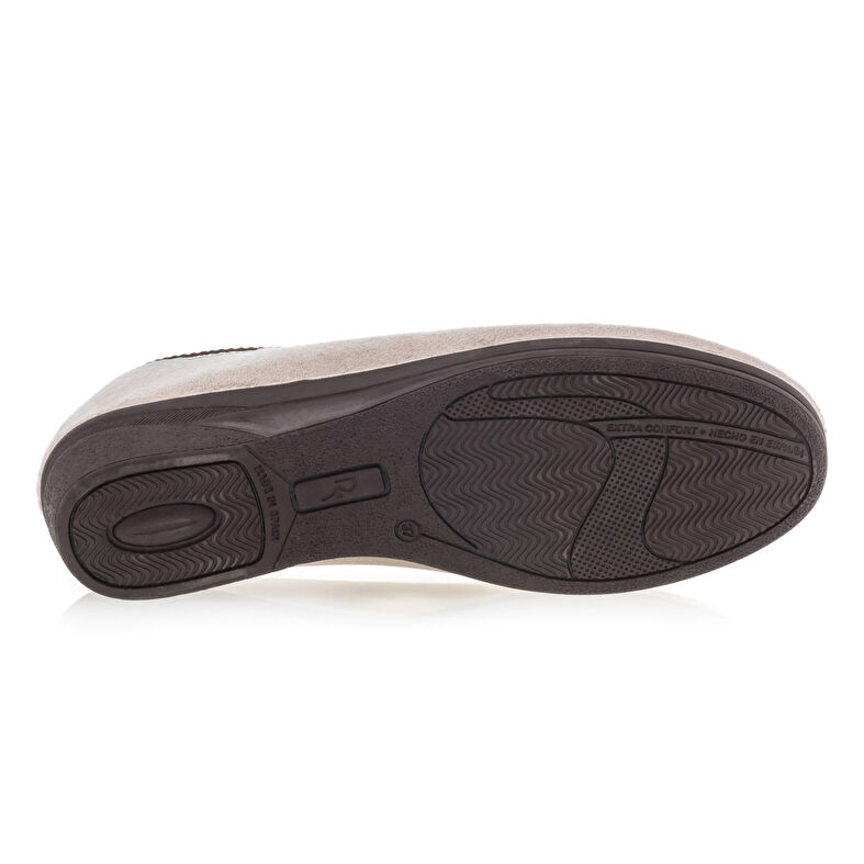 Pantoufles Femme Beige
