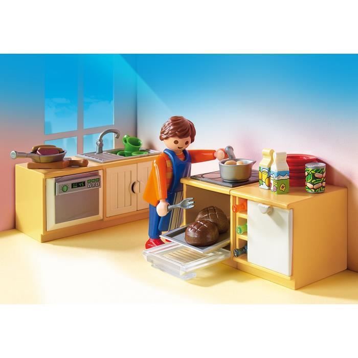 PLAYMOBIL 5336 - Casa de Bonecas - Cozinha com Área de Jantar