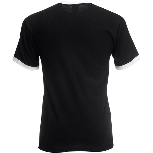 Camiseta De Manga Corta Con Bordes De Diferente Color Fruit Of The Loom