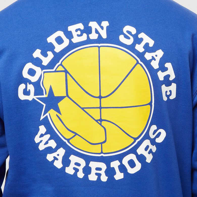 NBA Hin- und Rück-Fleece-Crew Golden State Warriors