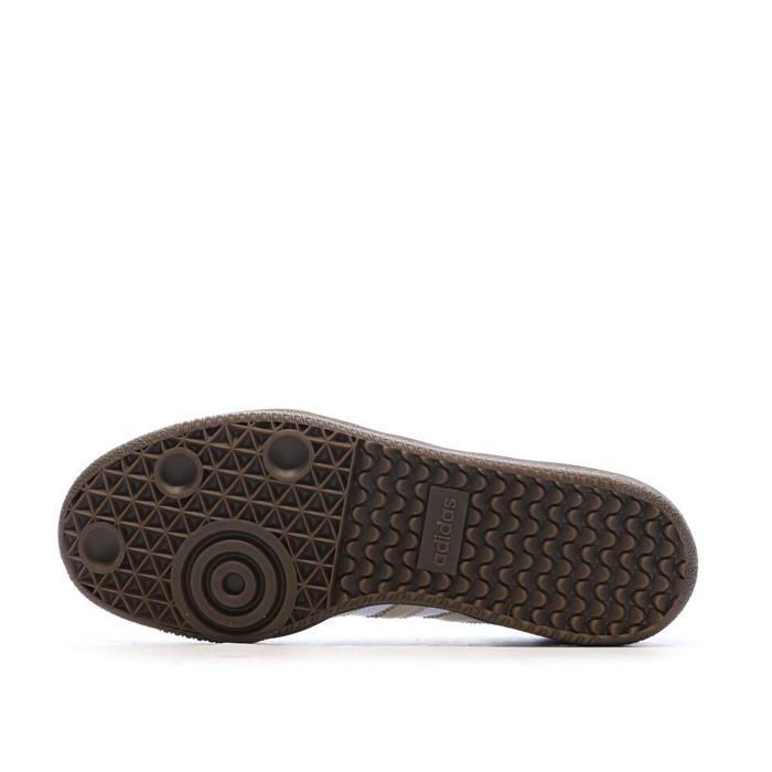 Samba Baskets Blanches/Beige Femme Adidas